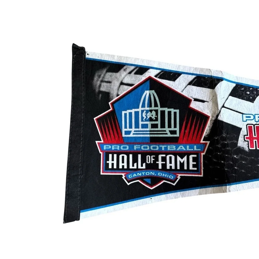 Pro Football Hall of‎ Fame Pennant Canton Ohio Logo Wall Banner NFL Fan